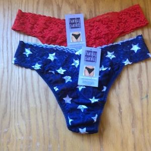 (2) BNWT Hanky Panky Original Rise Thongs